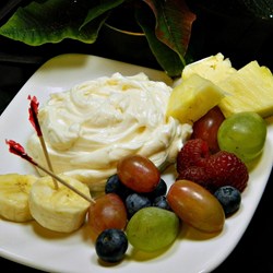 Lemony Cream Cheese Fruit Dip Recipe