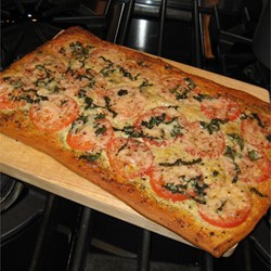 Tomato Basil Squares Recipe