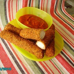 Homemade Mozzarella Sticks Recipe