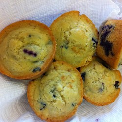 Blueberry Cornmeal Muffins Recipe