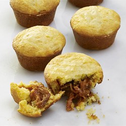 BBQ Pork-Stuffed Corn Muffins Recipe