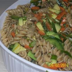 Avocado Whole Wheat Pasta Salad Recipe