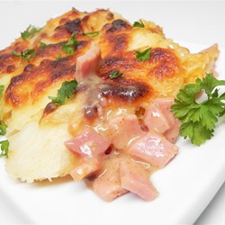 Ham and Scalloped Potato Chip Lasagna Recipe