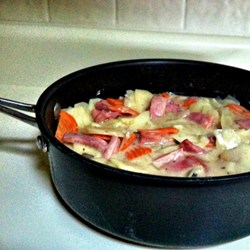Brown Sugar Ham and Potato Skillet Recipe