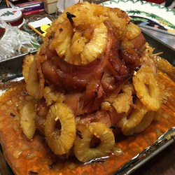 Pineapple Brown Sugar Glazed Ham Recipe