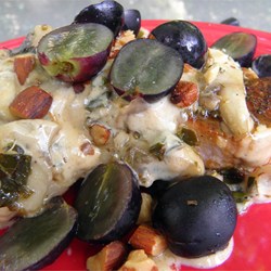 Pork Chops with Grapes and Almonds Recipe