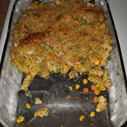 Chicken with Wild Rice and Vegetables Casserole Recipe