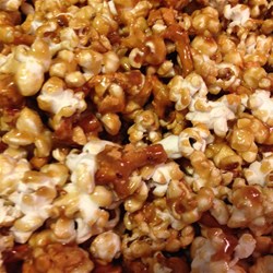 Caramel Pretzel Nut Popcorn Recipe