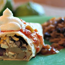 Vegetarian Jamaican Jerk Burrito Recipe