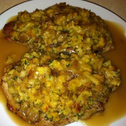 Crazy Good Stuffing and Baked Chops Recipe