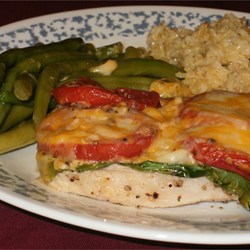 Pork Chops with Tomatoes and String Beans Recipe