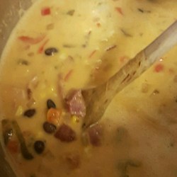 Southwestern Ham and Corn Chowder Recipe