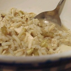 Green Chile Chicken and Rice Soup Recipe