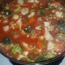 Chicken Veggie Soup II Recipe