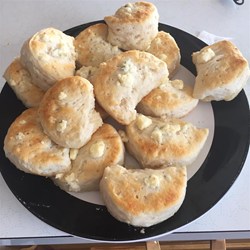 Biscuits with Blue Cheese Butter Recipe