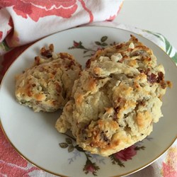 Garlic, Blue Cheese, and Bacon Biscuits Recipe