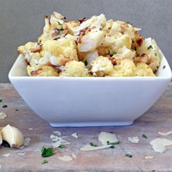 Roasted Garlic Cauliflower Recipe