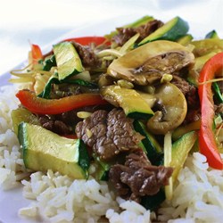 Asian Beef with Snow Peas Recipe