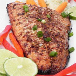 Firecracker Grilled Alaska Salmon Recipe