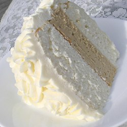 White Almond Wedding Cake Recipe