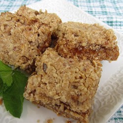 Nutty Oatmeal Apricot Squares Recipe