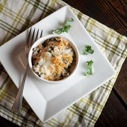 Gluten-Free Kale and Butternut Squash Gratin Recipe