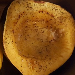 Garlic Butter Acorn Squash Recipe