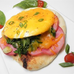 Canadian Bacon Breakfast Stack Recipe