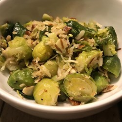 Brussels Sprouts with Toasted Almonds Recipe