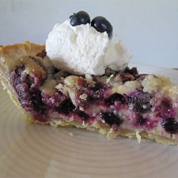 True Blue Custard Crunch Pie Recipe