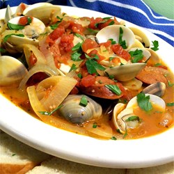 Portuguese Steamed Clams Recipe