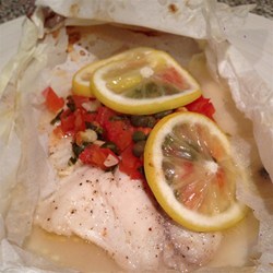 Tilapia en Papillote (Tilapia in Parchment) Recipe