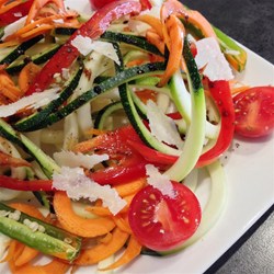 Spiral Zucchini Salad Recipe