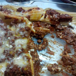 Cheese Stuffed Manicotti Recipe