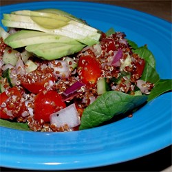 Red Quinoa and Avocado Salad Recipe