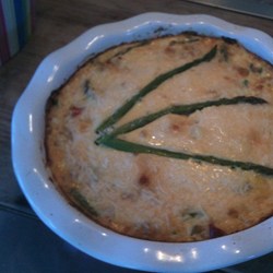 Salmon and Asparagus Quiche Recipe