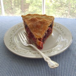 Berry Rhubarb Pie Recipe