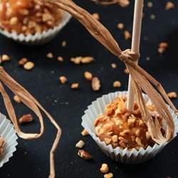 Nutty Caramel Apple Pops Recipe