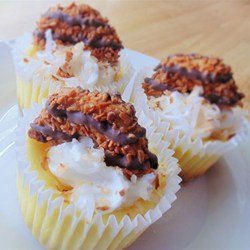 Samoa® Cheesecake Cupcakes Recipe