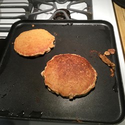 Oatmeal Rhubarb Pancakes Recipe