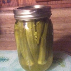 Aunt Lillian's Pickled Okra Recipe
