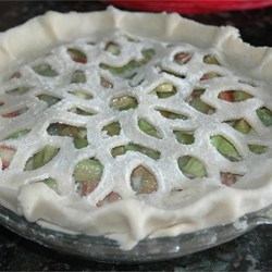Rhubarb Custard Pie II Recipe