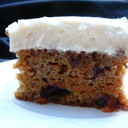 Cranberry Carrot Cake Recipe