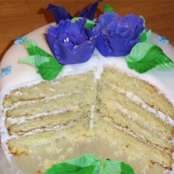 Aunt Bert's White Cake Recipe