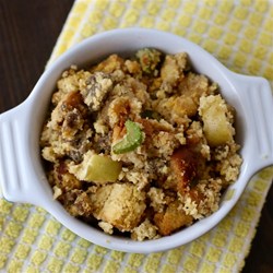 Apple and Sausage Cornbread Stuffing Recipe