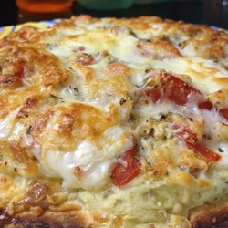 Cheesy Breakfast Pizza Recipe