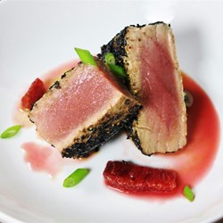 Pan-Seared Ahi Tuna with Blood Orange Sauce Recipe