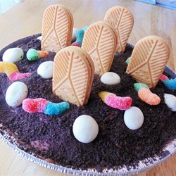 Sabrina's Spooky Graveyard Cake Recipe