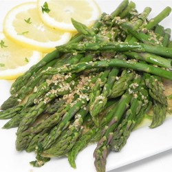 Crunchy Sesame Lemon Asparagus Recipe
