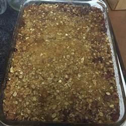 Mom's Rhubarb Crisp Recipe